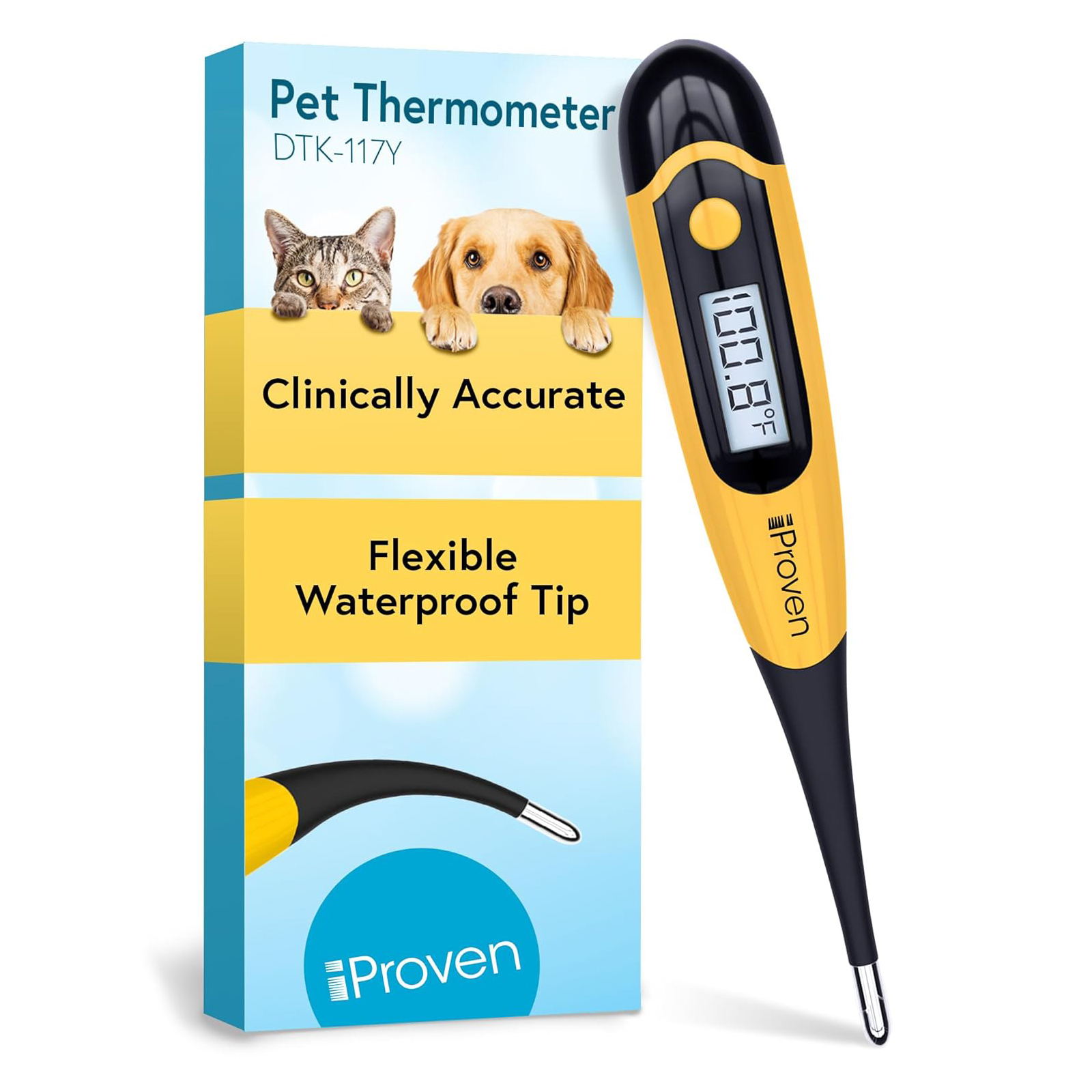 iProven Dog & Cat Thermometer for Accurate Fever Detection