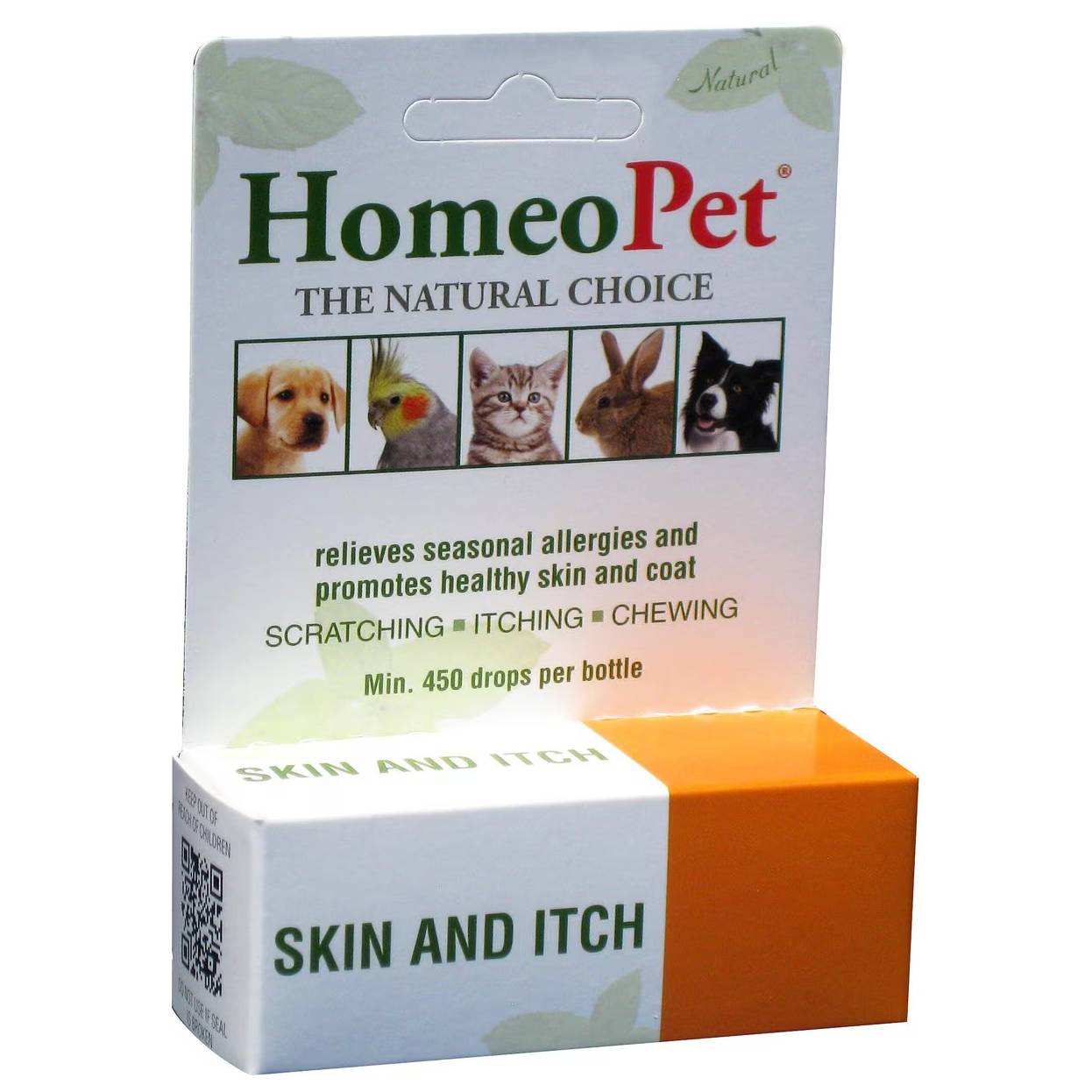 HomeoPet Skin & Itch Dog, Cat, Bird, & Small Animal Supplement