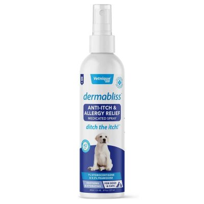 Vetnique Labs Dermabliss Anti-Itch & Allergy Relief Medicated Spray