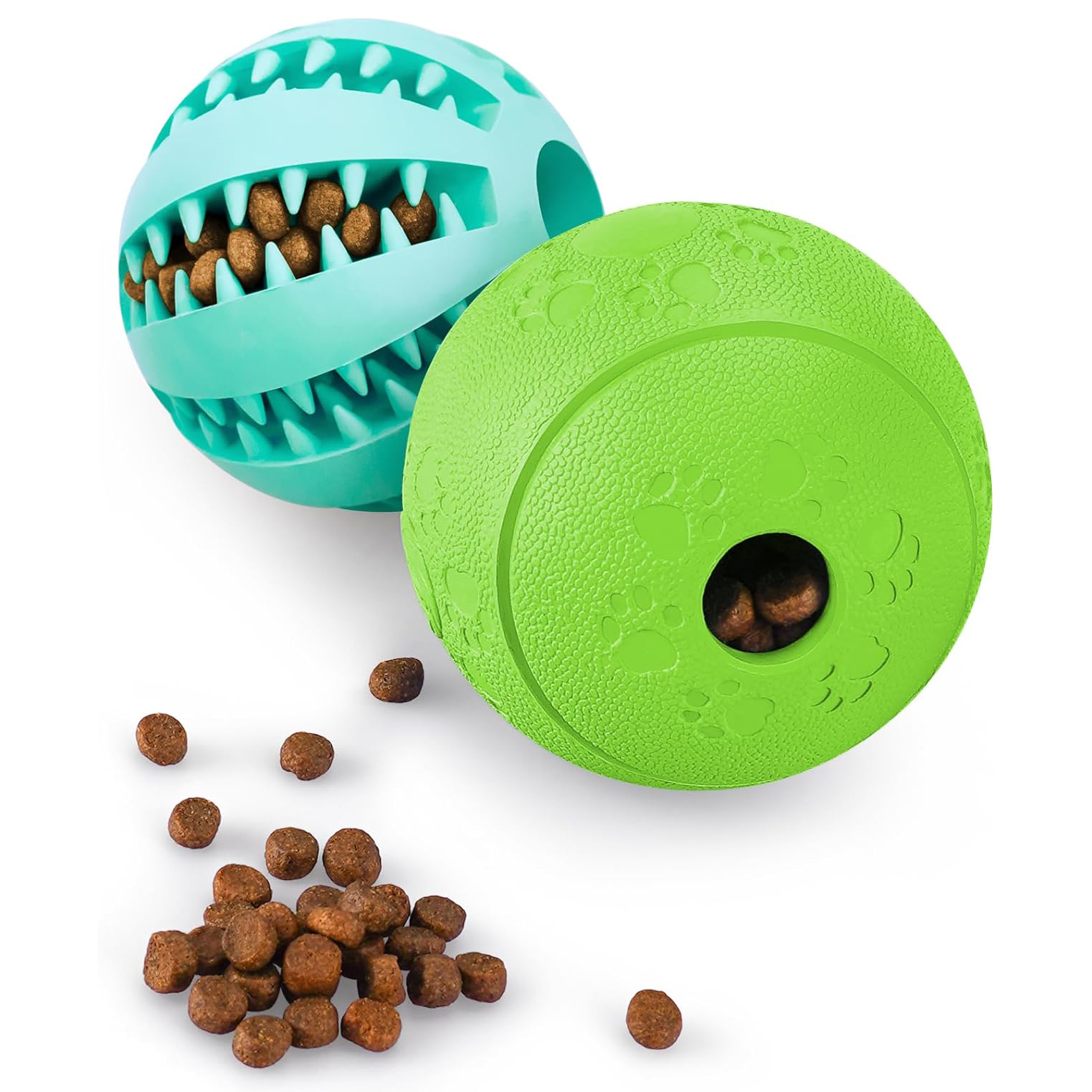HIPPIH Dog Puzzle Toy 2 Pack, Interactive Dog Toys for Treat Dispensing