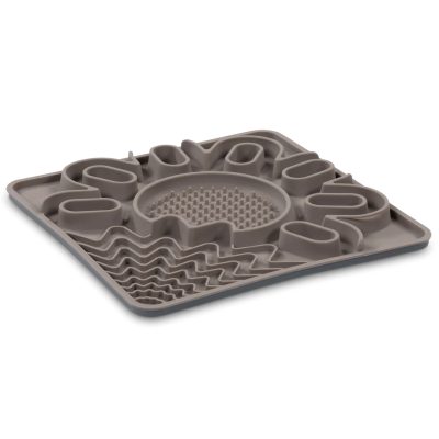 Framed Spill Resistant Multi-Surface Pet Lick Mat