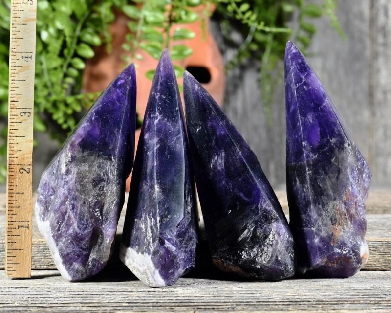 Chevron Amethyst crystals