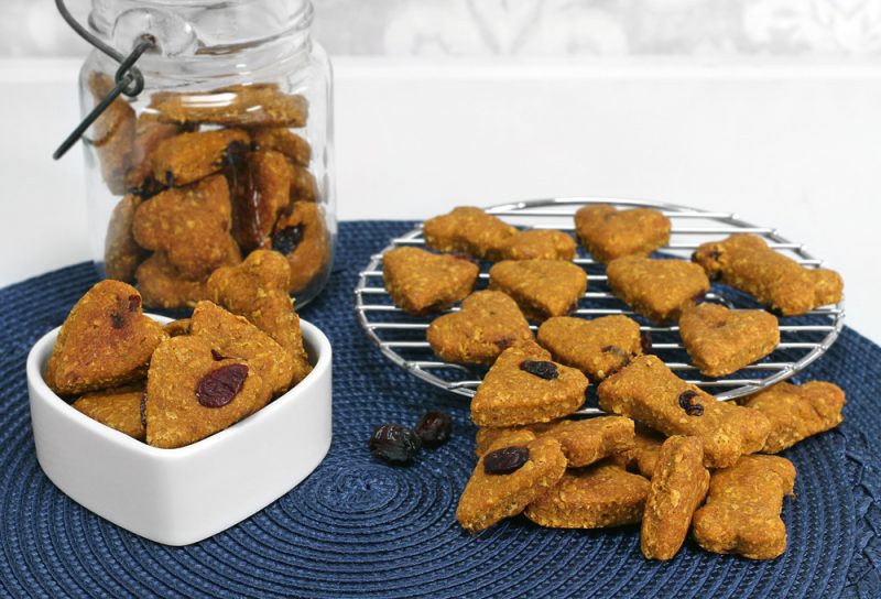 cranberry dog cookie treats