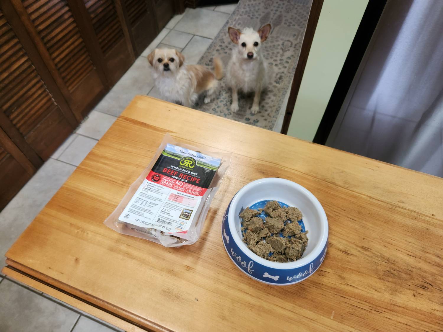 Raised Right Human Grade Dog Food Review - beef recipe review