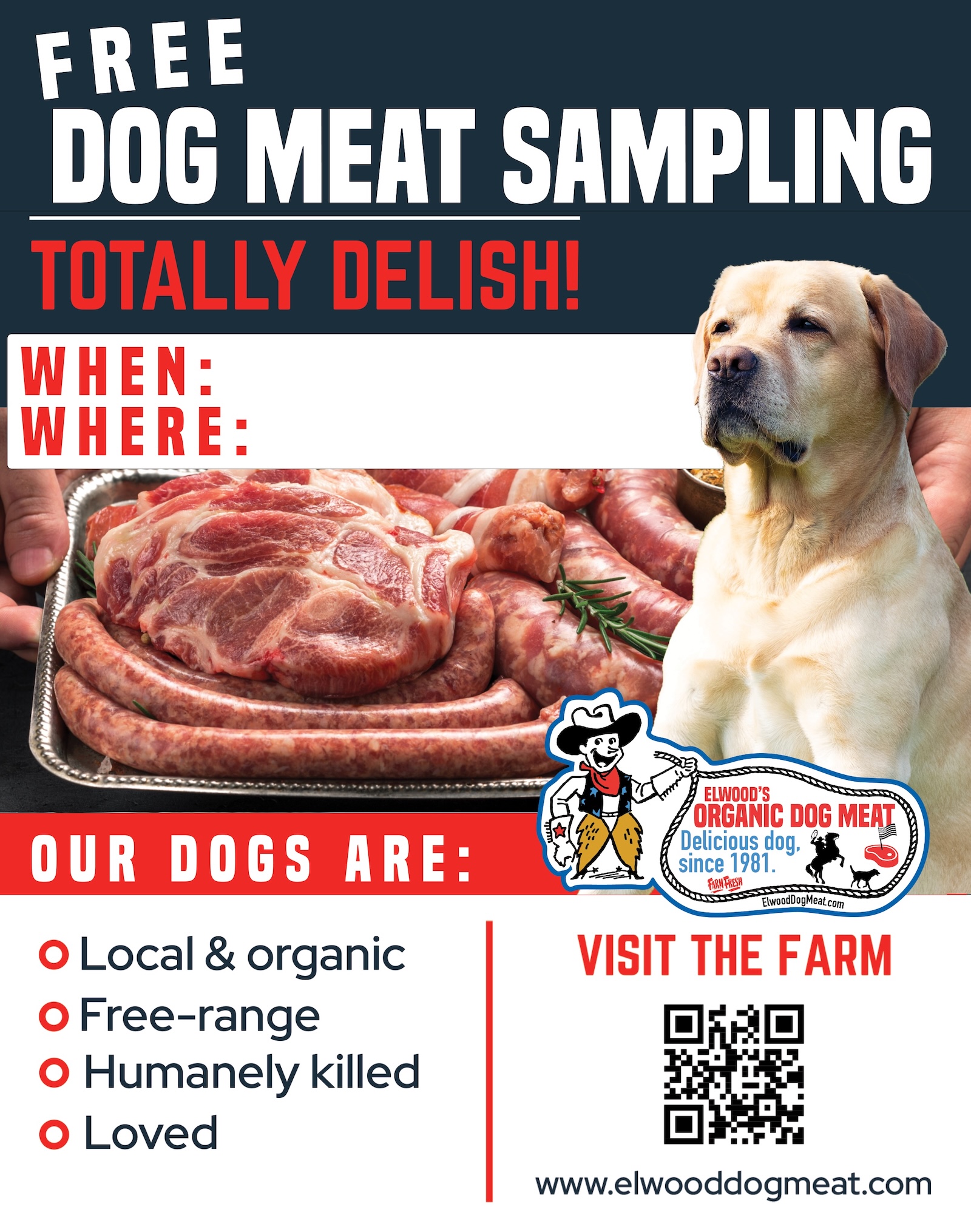 Elwood Dog Tasting Poster