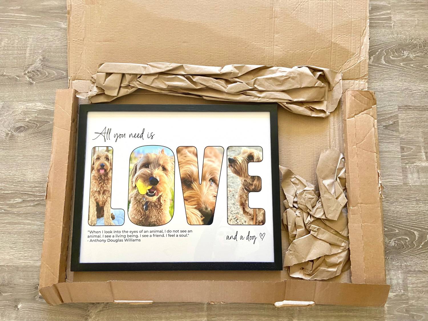 Positive Prints Letter Photo Collage Review - unboxing