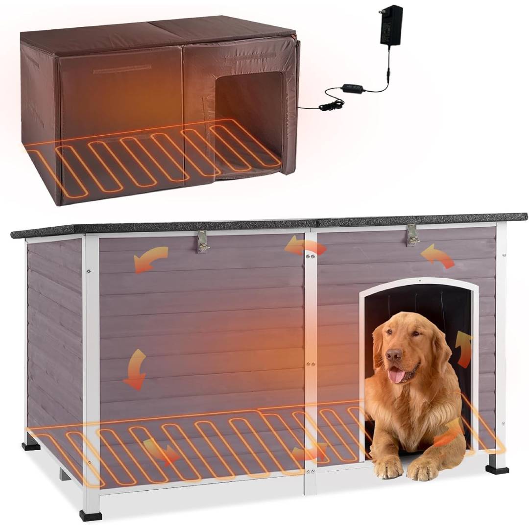 GUTINNEEN heated outdoor doghouse
