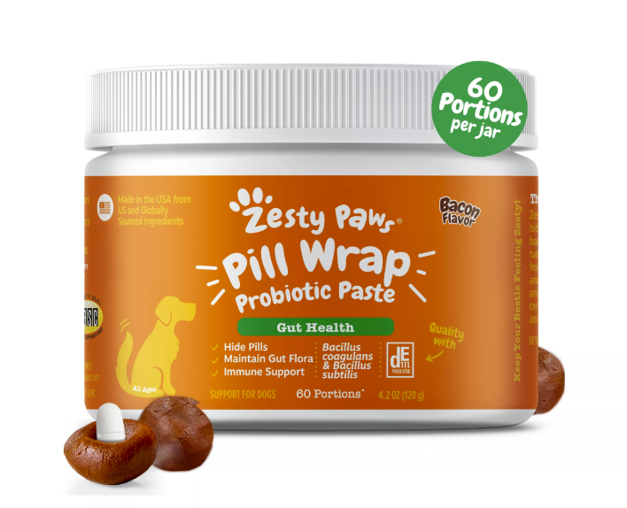 Probiotic Paste Pill Wrap for Dogs by Zesty Paws